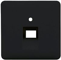 Лицевая панель Jung CD500 для 1-м. розетки RJ11/RJ45 черный картинка